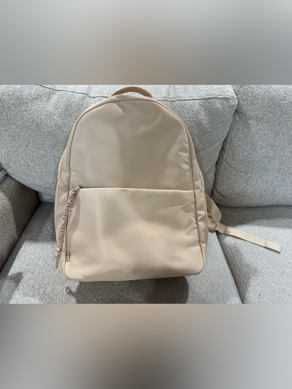 BÉIS Commuter Backpack in Beige